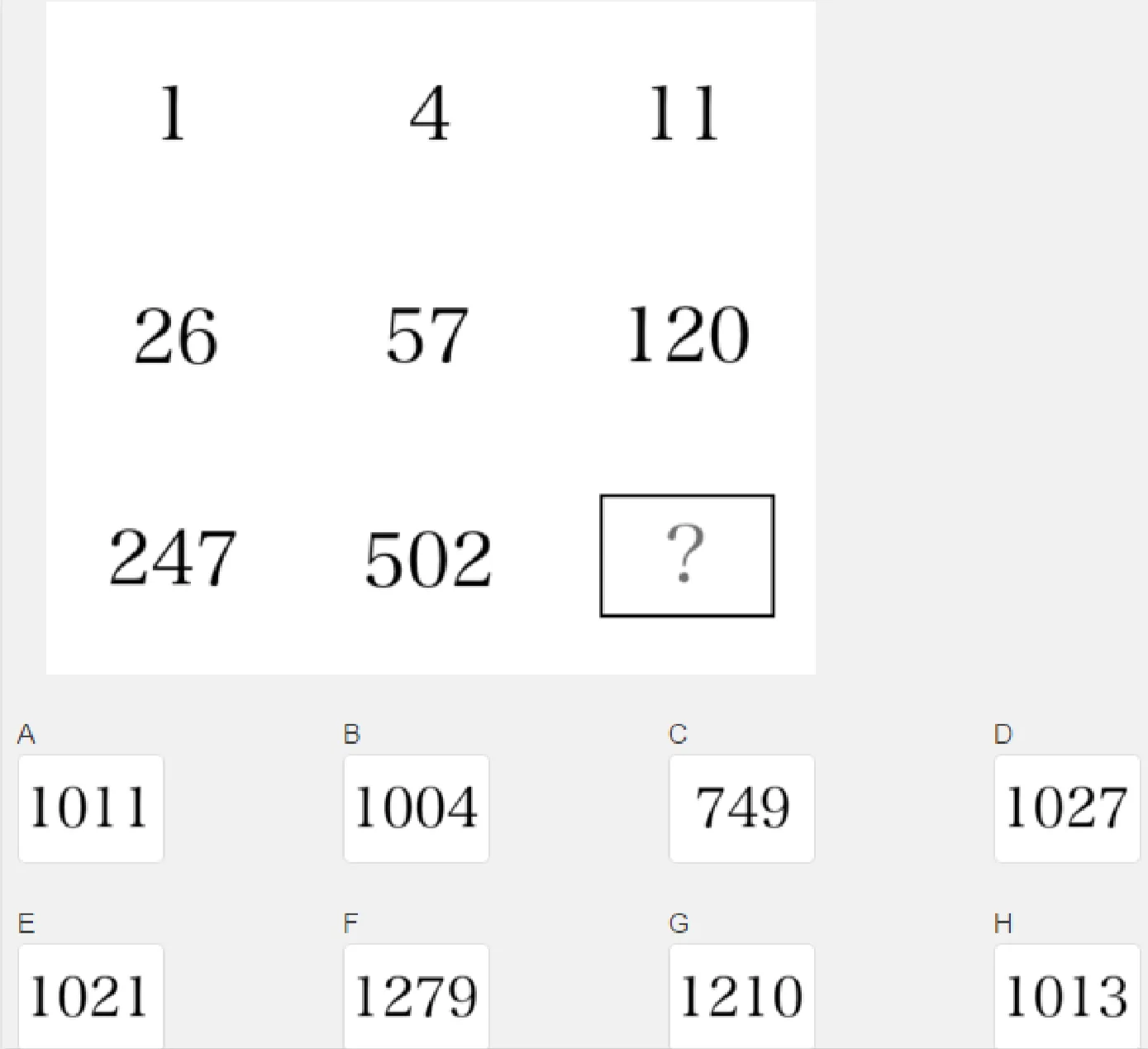 Numerical Matrix