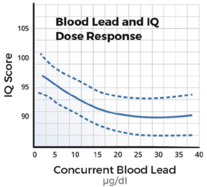 blood lead and iq
